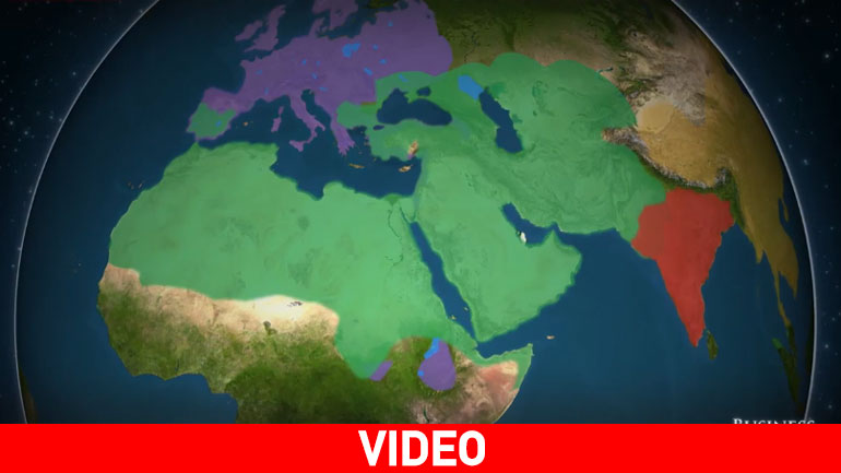 Η εξάπλωση των θρησκειών σε όλο τον κόσμο από το 3.000 π.Χ. μέχρι σήμερα