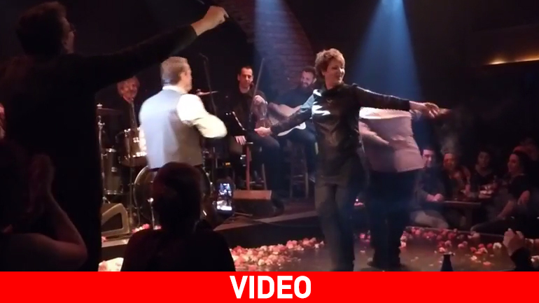 Η κυβερνητική εκπρόσωπος Όλγα Γεροβασίλη και το ζεϊμπέκικο στον Μαργαρίτη