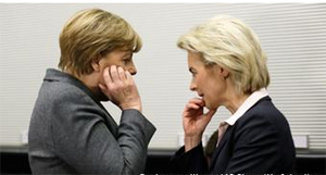 Προβληματισμός για τις αποφάσεις Μέρκελ και  της υπουργού Άμυνας