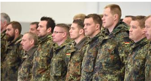 Γερμανοί στρατιώτες λίγο πριν την απογείωση