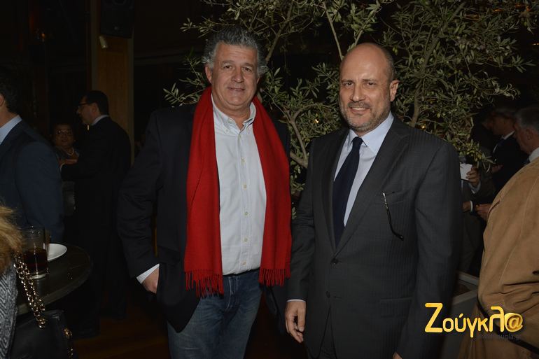 Γιάννης Σταυρόπουλος (αριστερά) και Γιάννης Πετούλης (Volvo)