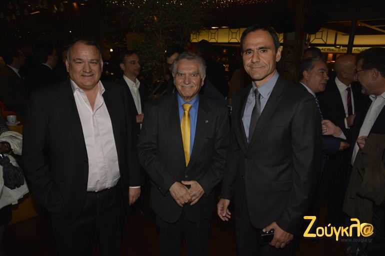 Από αριστερά: Δάβαρης, Διπλαράκος και Βασιλάκης...