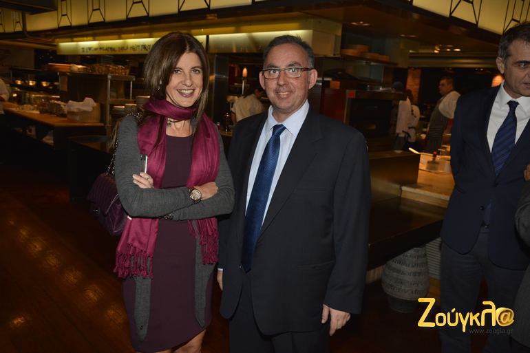 H Ντένι Θεοχαράκη με τον Γιώργο Παππά...