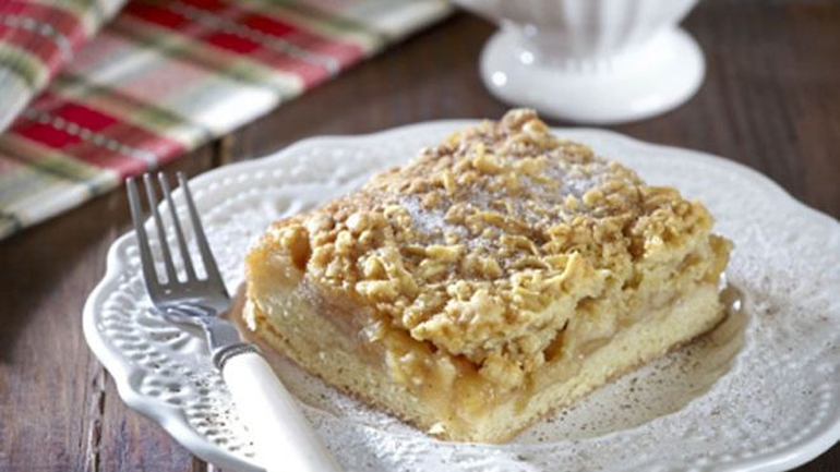 Μηλόπιτα με τριφτή ζύμη