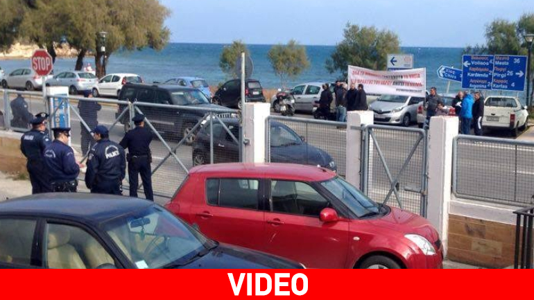 Λουκέτο στο αεροδρόμιο της Χίου για την επίσκεψη Τσίπρα