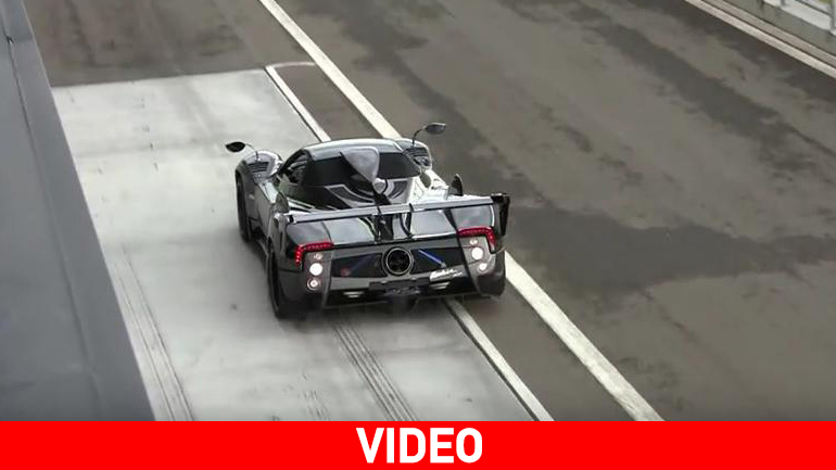 Η υπέροχη Zonda 760LM στην πίστα