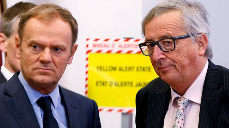 Τουσκ-Γιούνκερ: Χρειαζόμαστε αποτελεσματικότερη φύλαξη των ευρωπαϊκών συνόρων