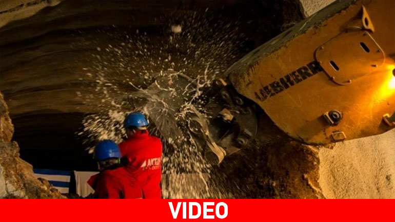Εντυπωσιακό βίντεο από την κατασκευή της Σήραγγας της Παναγοπούλας