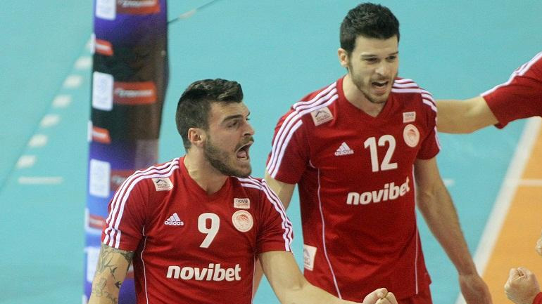 Βόλεϊ: «Καθαρή» νίκη ο Ολυμπιακός, 3-1 σετ τον ΠΑΟΚ