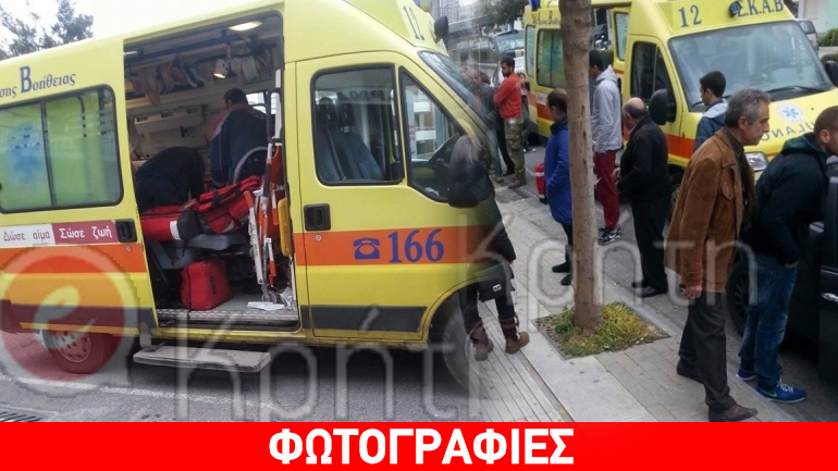 Ηράκλειο: Αγωνιώδεις προσπάθειες για να του σώσουν τη ζωή