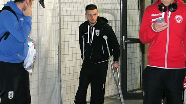 ΠΑΟΚ: Ρήξη χιαστών ο Κωνσταντινίδης