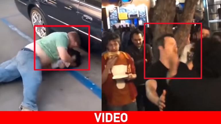 Άγριο ξύλο στους δρόμους με αληθινά νοκ άουτ