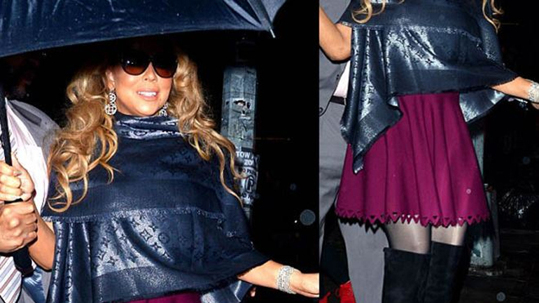 Στιλάτη στη βροχή: Δείτε τι φόρεσε η Mariah Carey και κέρδισε τις εντυπώσεις!