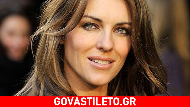 Με μαγιό και φόντο τις πολικές αρκούδες εύχεται Καλά Χριστούγεννα η Elizabeth Hurley