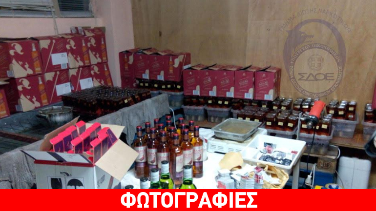 Έφοδος του ΣΔΟΕ σε αποθήκη με λαθραία ποτά