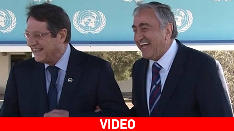 Πώς γυρίστηκε το κοινό χριστουγεννιάτικο μήνυμα Αναστασιάδη – Ακιντζί