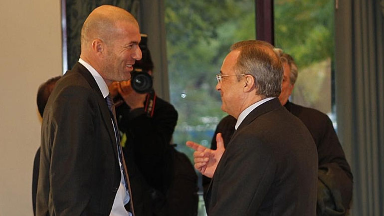 Ζιντάν, ο εκλεκτός του Πέρεθ για τον πάγκο της Ρεάλ