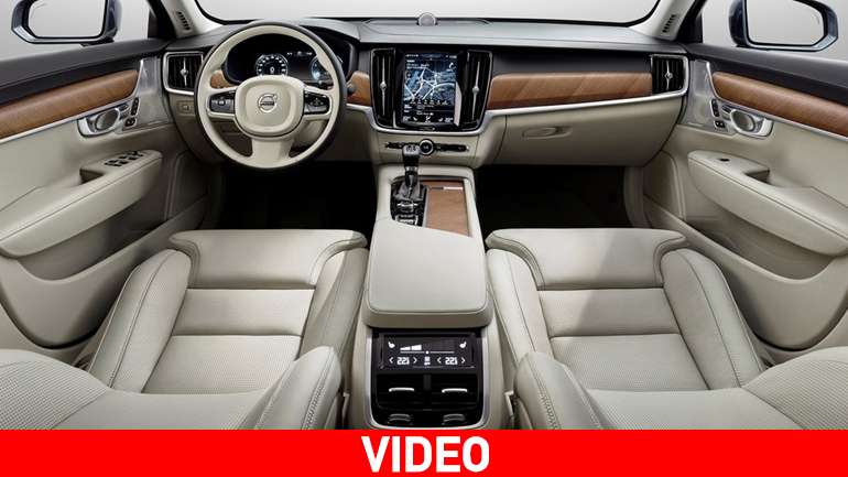 Απίστευτο το εσωτερικό του νέου Volvo S90