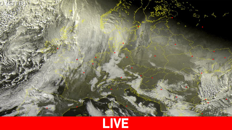 Η κακοκαιρία πάνω από την Ευρώπη