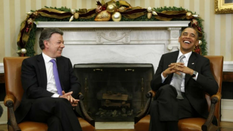 Συνάντηση Ομπάμα με τον πρόεδρο της Κολομβίας