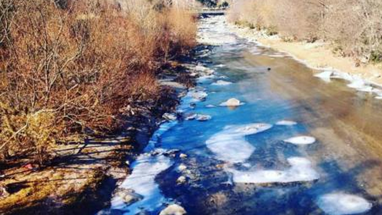 Πάγωσε ο ποταμός Κόσυνθος!