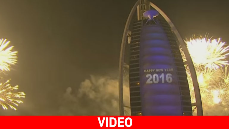 Εντυπωσιακό το σόου της Πρωτοχρονιάς στο Ντουμπάι
