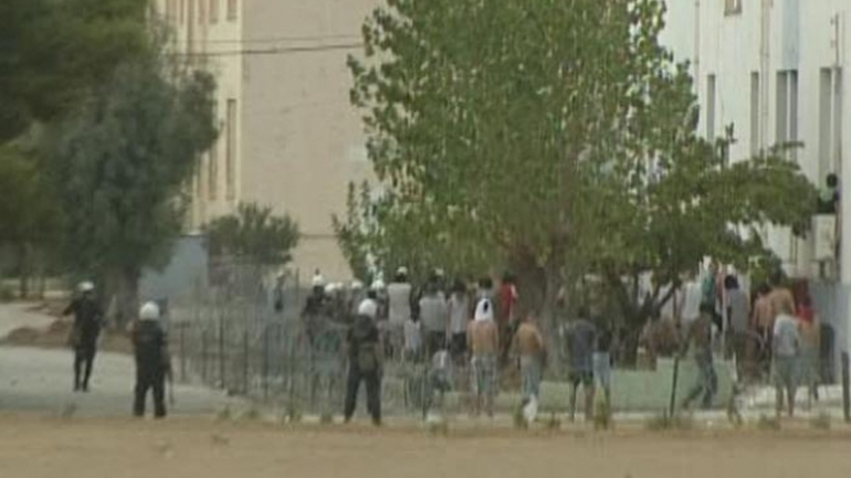 Ένταση στο κέντρο κράτησης μεταναστών Κορίνθου