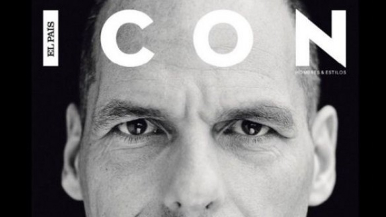 Φωτογράφηση Βαρουφάκη σε ανδρικό περιοδικό της El Pais