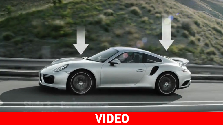 Τα… συστατικά της κορυφαίας αεροδυναμικής στην Porsche 911 turbo