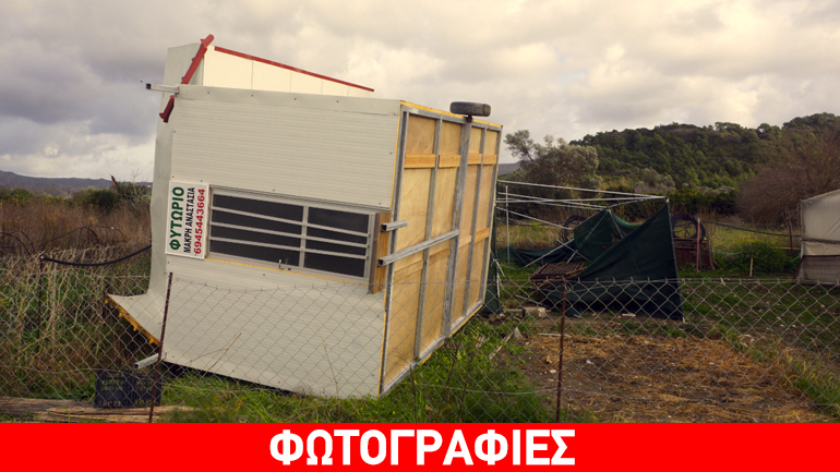 Aνεμοστρόβιλος χτύπησε χωριό της Ρόδου