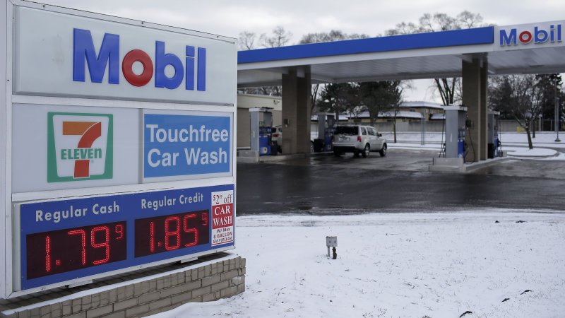 Τιμή βενζίνης ανά... γαλόνι στην Αμερική. Όπως βλέπετε πωλείται στο 1/3 της τιμής που συναντούμε στην Ελλάδα...