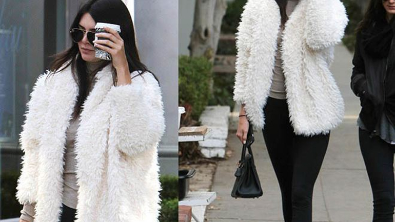Συνδύασε το αγαπημένο σου κολάν με γούνα όπως η Kendall Jenner!