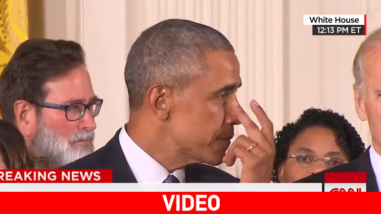 Τα δάκρυα του Μπαράκ Ομπάμα