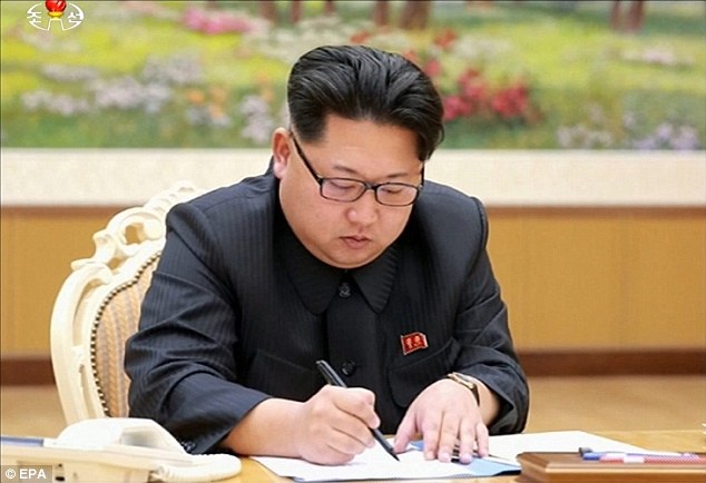 O δικτάτορας της Βόρειας Κορέας,  Κιμ Γιονγκ Ουν