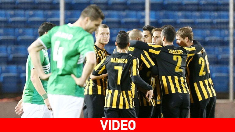 «Διπλό» πρόκρισης για την ΑΕΚ, 1-0 τον Λεβαδειακό