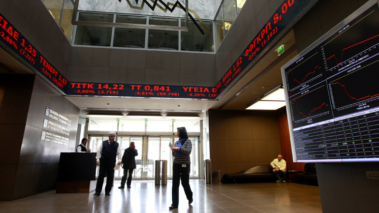 Κλείσιμο με βουτιά 4,35% στο Χρηματιστήριο Αθήνων