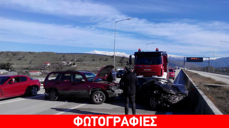 Ιωάννινα: Σφοδρή σύγκρουση αυτοκινήτων στην Εγνατία