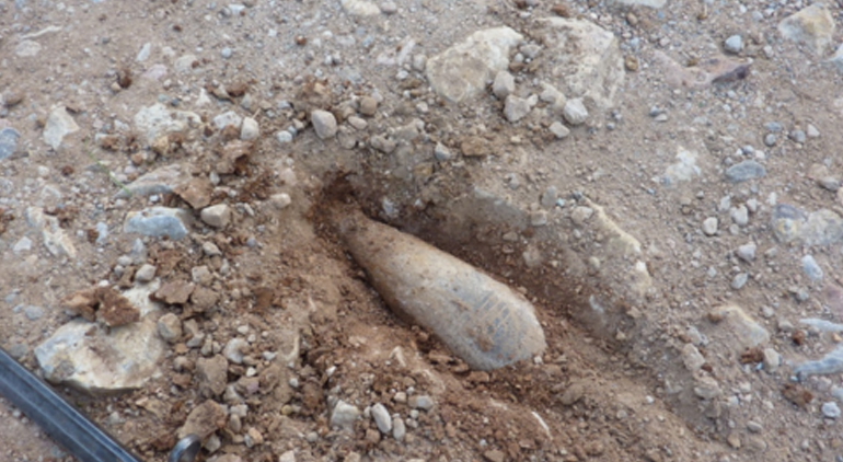 Βρέθηκε βλήμα του ’40 στο Βελεστίνο