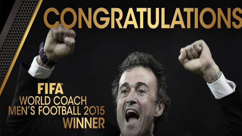 Καλύτερος προπονητής στον κόσμο ο Λουίς Ενρίκε