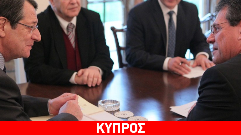 Κυπριακό και ενεργειακά στο επίκεντρο της συνάντησης Αναστασιάδη-Σέφκοβιτς Κυπριακό και ενεργειακά στο επίκεντρο της συνάντησης Αναστασιάδη-Σέφκοβιτς