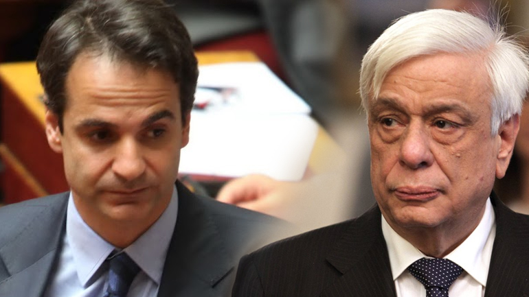 Στον πρόεδρο της Δημοκρατίας ο Κυριάκος Μητσοτάκης