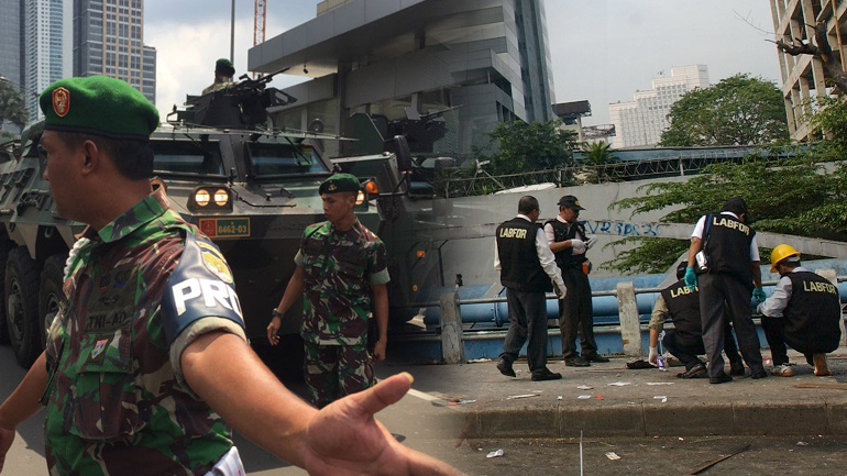 Αιματηρές επιθέσεις στην Τζακάρτα Αιματηρές επιθέσεις στην Τζακάρτα