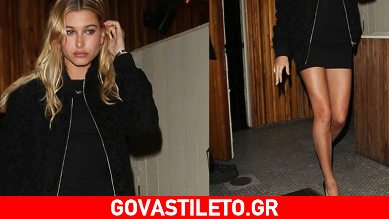 Το σέξι total black look της νέας κοπέλας του Justin Bieber!