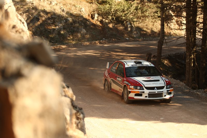 Mε Mitsubishi EVO 9 ήταν η τελευταία συμμετοχή του Άρη Βωβού σε αγώνες ράλι...