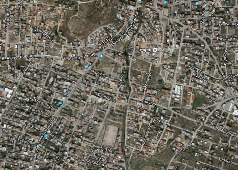 Η επίμαχη περιοχή