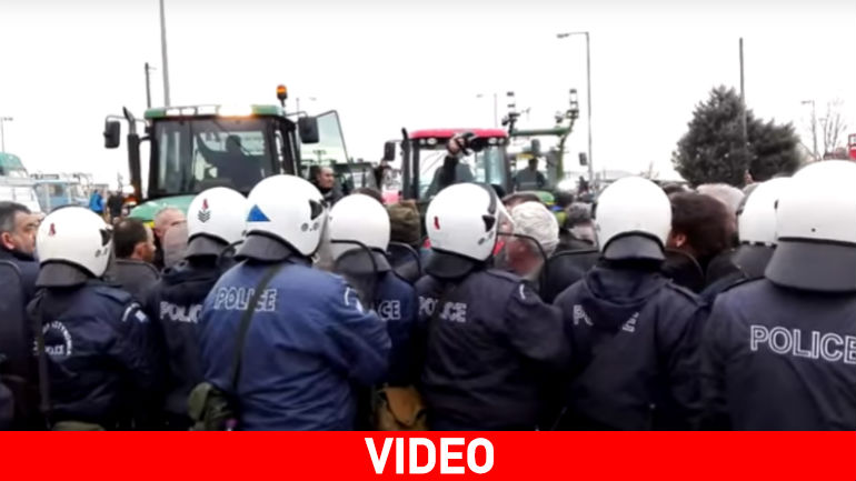 Σέρρες: Αγρότες «έσπασαν» τον αστυνομικό κλοιό