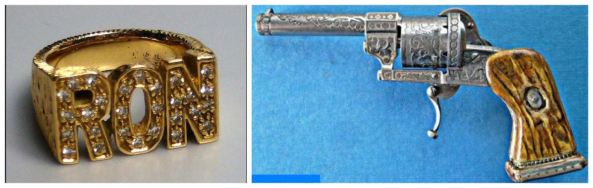 Το δαχτυλίδι και το πιστόλι του Ρόνι Κρέι