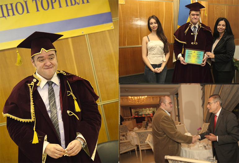 Ο Γιώργος Δασκαλέας βραβεύεται για την προσφορά του στην ουκρανική οικονομία το 2012. Τα πράγματα σύντομα θα αλλάξουν...