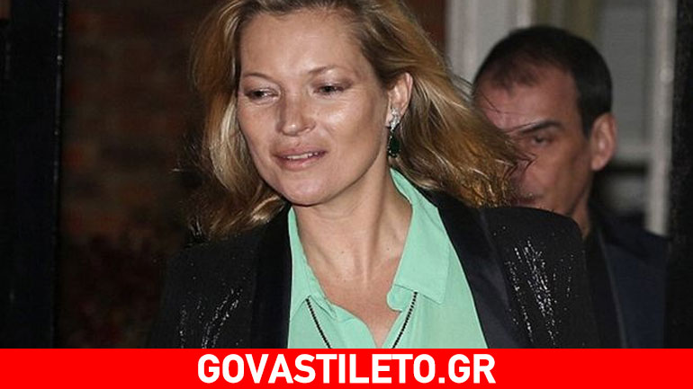 Kate Moss: Βγήκε με διάφανο πουκάμισο και φάνηκαν όλα!