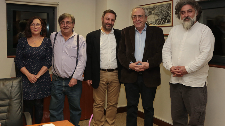 Ο Υπουργός Πολιτισμού και Αθλητισμού στο Κρατικό θέατρο Βορείου Ελλάδος